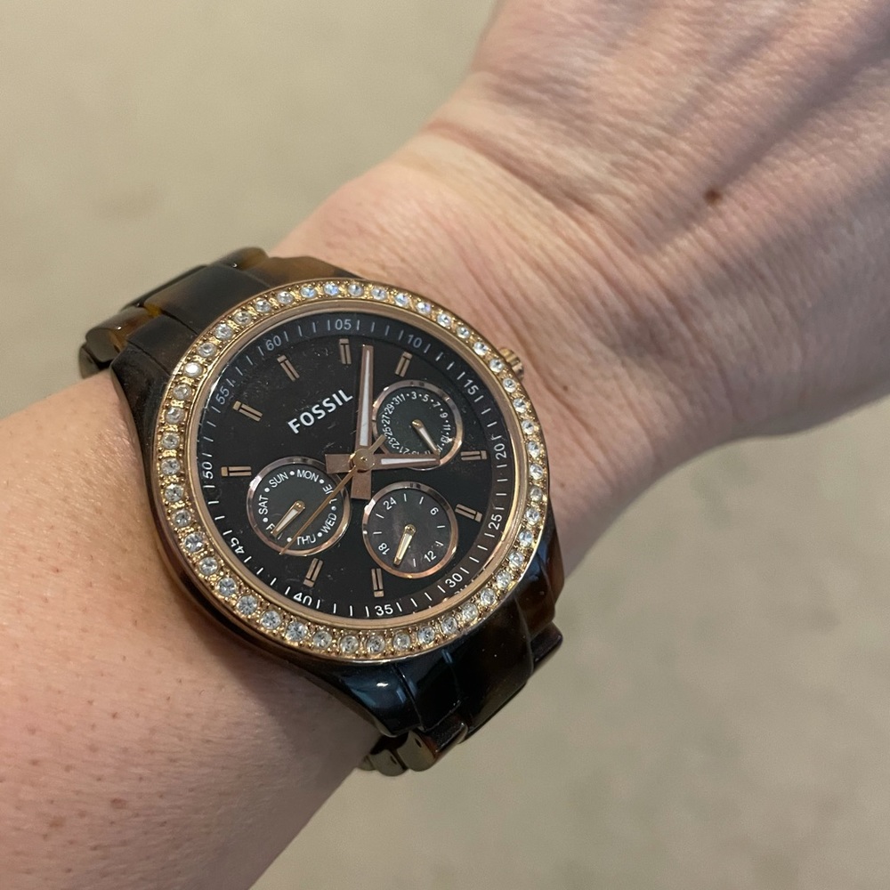 Vintage Fossil Tortoise Watch